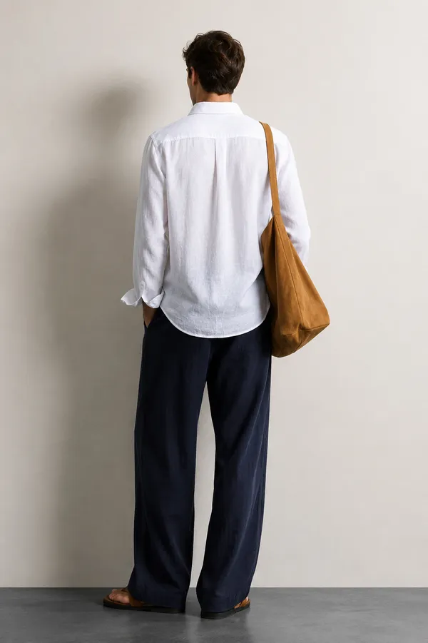 White_Linen_Blend_Shirt