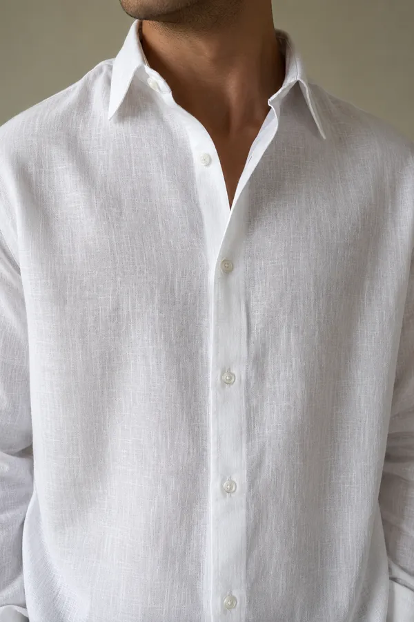 White_Linen_Blend_Shirt