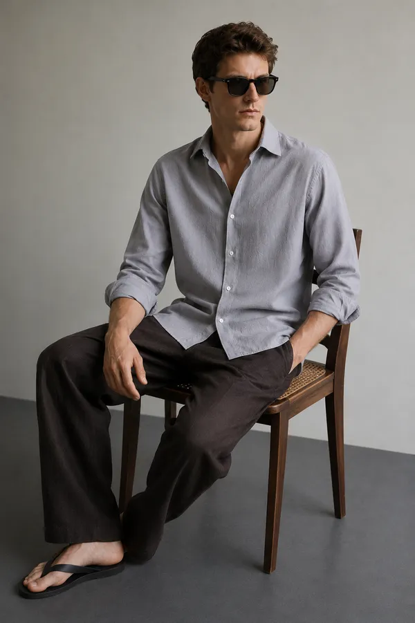 Grey_Linen_Blend_Shirt