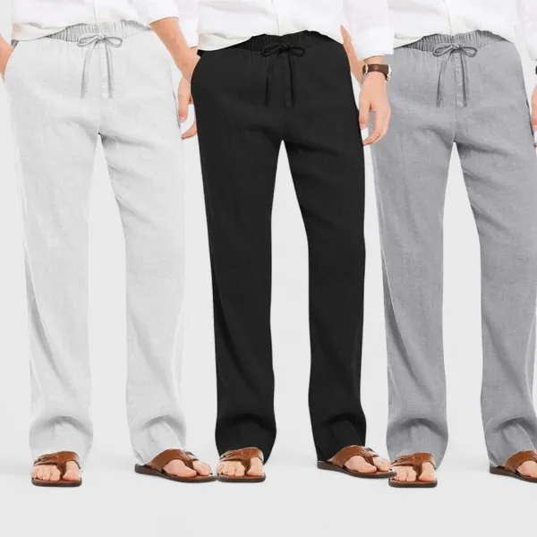 Combo_Of_3_Linen_Loose_Fit_Men_Pant_Gray_Black_And_Light_Gray_50344
