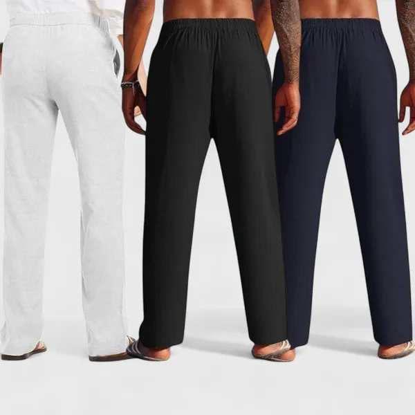 Combo_Of_3_Linen_Loose_Fit_Men_Pant_Navy_Blue_Black_And_Light_Gray_50346