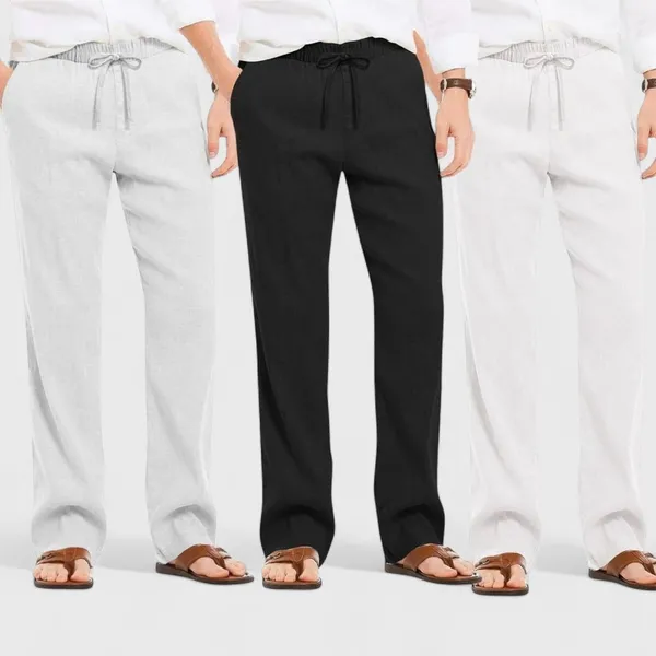 Combo_Of_3_Linen_Loose_Fit_Men_Pant_White_Black_And_Light_Gray_50349