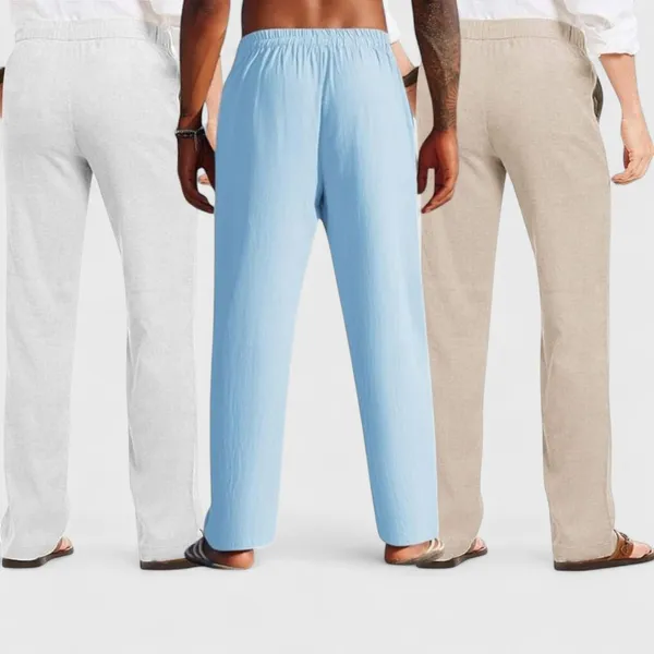 Combo_Of_3_Linen_Loose_Fit_Men_Pant_Light_Beige_Blue_And_Light_Gray_50352