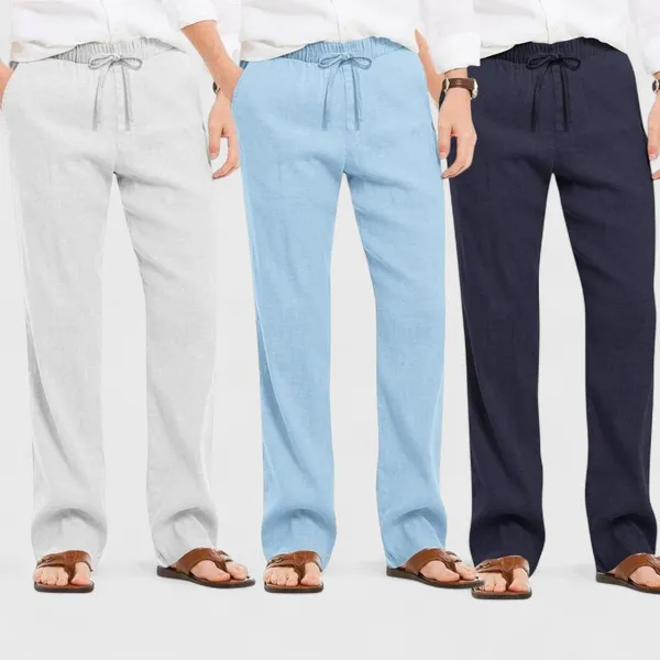 Combo_Of_3_Linen_Loose_Fit_Men_Pant_Navy_Blue_Blue_And_Light_Gray_50353