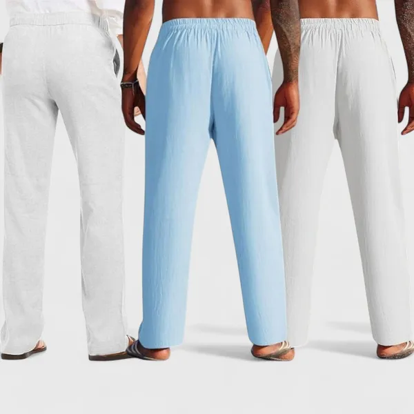 Combo_Of_3_Linen_Loose_Fit_Men_Pant_White_Blue_And_Light_Gray_50356