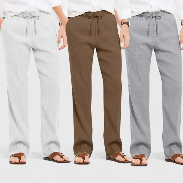Combo_Of_3_Linen_Loose_Fit_Men_Pant_Gray_Brown_And_Light_Gray_50357