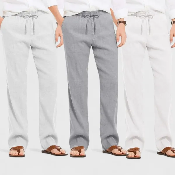 Combo_Of_3_Linen_Loose_Fit_Men_Pant_White_Gray_And_Light_Gray_50367