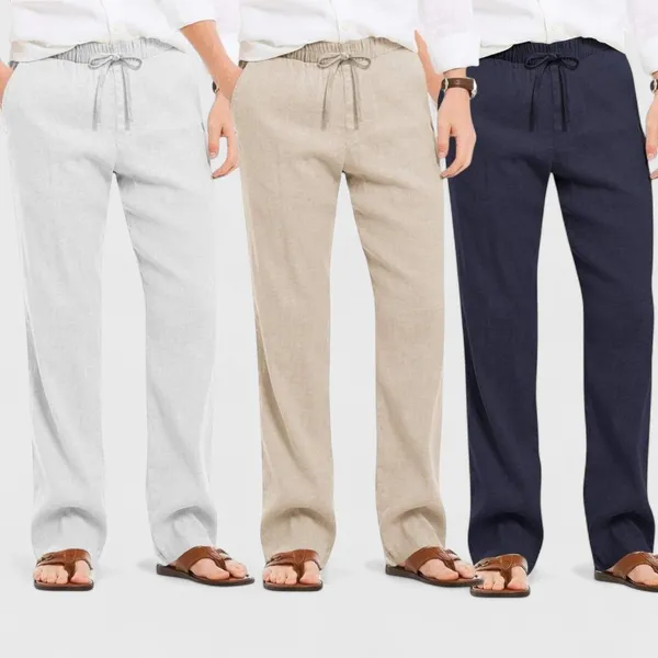 Combo_Of_3_Linen_Loose_Fit_Men_Pant_Navy_Blue_Light_Beige_And_Light_Gray_50368