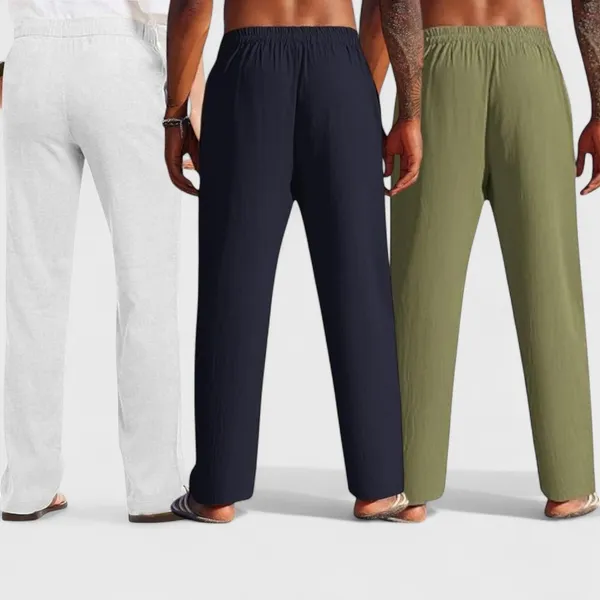 Combo_Of_3_Linen_Loose_Fit_Men_Pant_Olive_Green_Navy_Blue_And_Light_Gray_50372