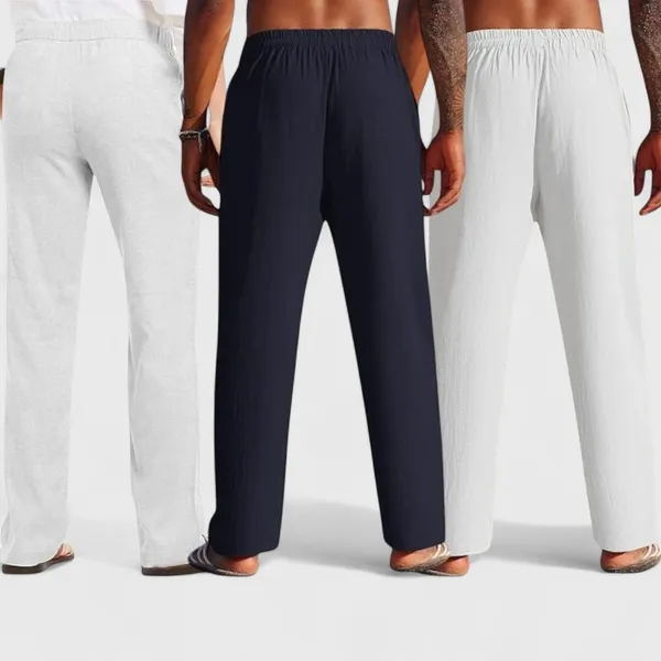 Combo_Of_3_Linen_Loose_Fit_Men_Pant_White_Navy_Blue_And_Light_Gray_50374