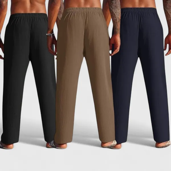 Combo_Of_3_Linen_Loose_Fit_Men_Pant_Navy_Blue_Brown_And_Black_50387
