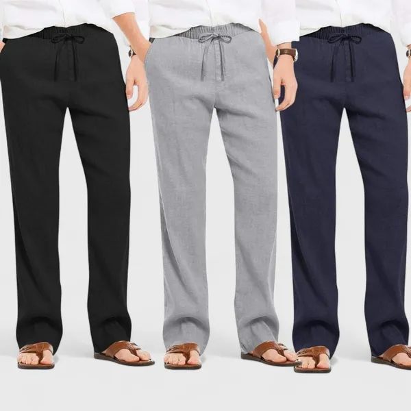 Combo_Of_3_Linen_Loose_Fit_Men_Pant_Navy_Blue_Gray_And_Black_50392
