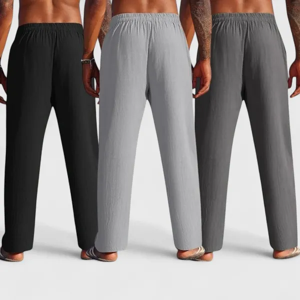 Combo_Of_3_Linen_Loose_Fit_Men_Pant_Dark_Gray_Gray_And_Black_50394