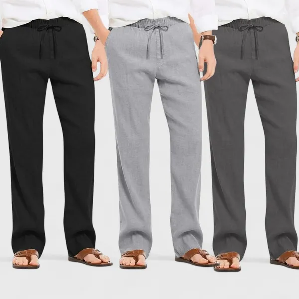 Combo_Of_3_Linen_Loose_Fit_Men_Pant_Dark_Gray_Gray_And_Black_50394