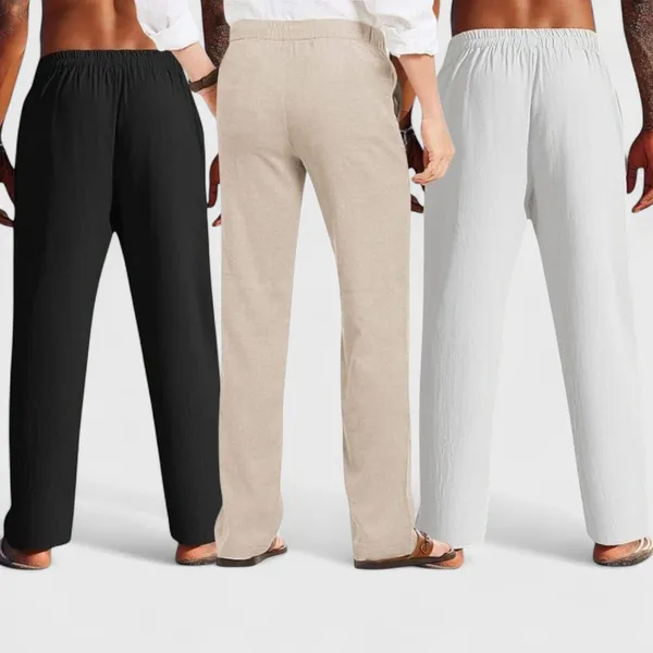 Combo_Of_3_Linen_Loose_Fit_Men_Pant_White_Light_Beige_And_Black_50399