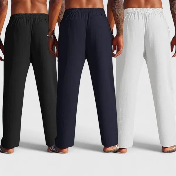 Combo_Of_3_Linen_Loose_Fit_Men_Pant_White_Navy_Blue_And_Black_50402