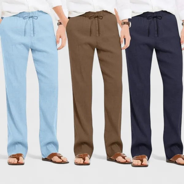 Combo_Of_3_Linen_Loose_Fit_Men_Pant_Navy_Blue_Brown_And_Blue_50408