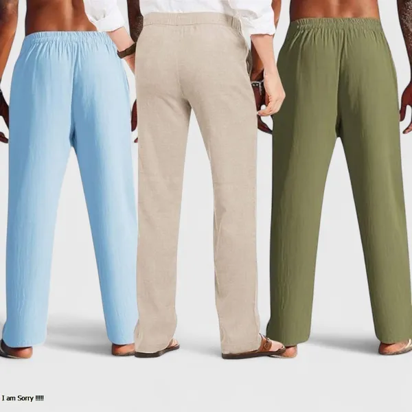 Combo_Of_3_Linen_Loose_Fit_Men_Pant_Olive_Green_Light_Beige_And_Blue_50418