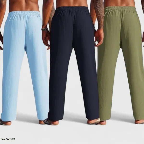 Combo_Of_3_Linen_Loose_Fit_Men_Pant_Olive_Green_Navy_Blue_And_Blue_50421