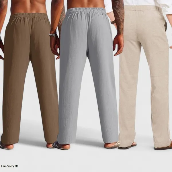Combo_Of_3_Linen_Loose_Fit_Men_Pant_Light_Beige_Gray_And_Brown_50427