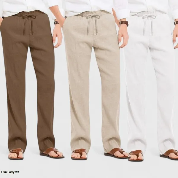 Combo_Of_3_Linen_Loose_Fit_Men_Pant_White_Light_Beige_And_Brown_50435
