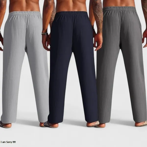 Combo_Of_3_Linen_Loose_Fit_Men_Pant_Dark_Gray_Navy_Blue_And_Gray_50447