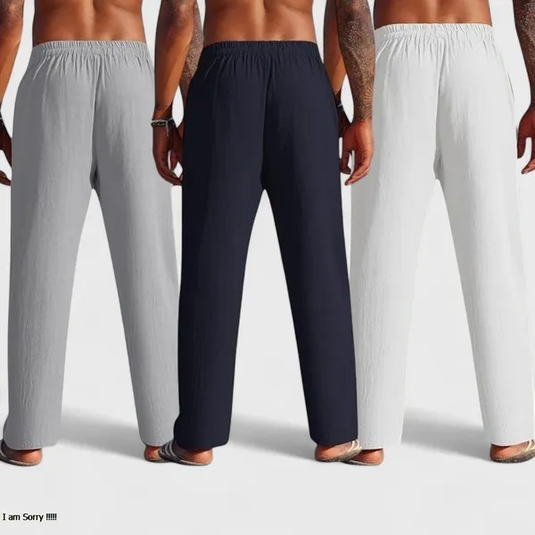 Combo_Of_3_Linen_Loose_Fit_Men_Pant_White_Navy_Blue_And_Gray_50448