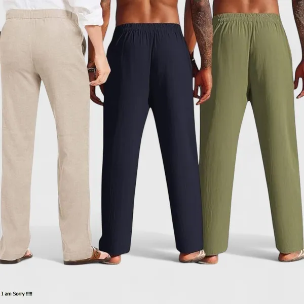 Combo_Of_3_Linen_Loose_Fit_Men_Pant_Olive_Green_Navy_Blue_And_Light_Beige_50452