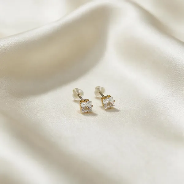 Gold_Tone_Square_Stud_Earrings_for_Women
