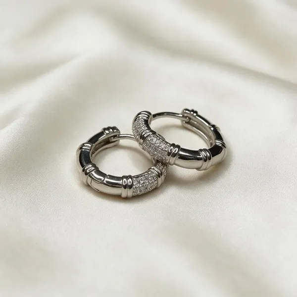Silver_Textured_Hoop_Earrings_for_Women