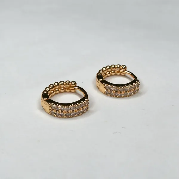 Gold_Tone_Beaded_Hoop_Earrings_For_Women