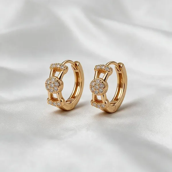 Gold-Tone_Crystal_Accent_Huggie_Earrings_for_Women