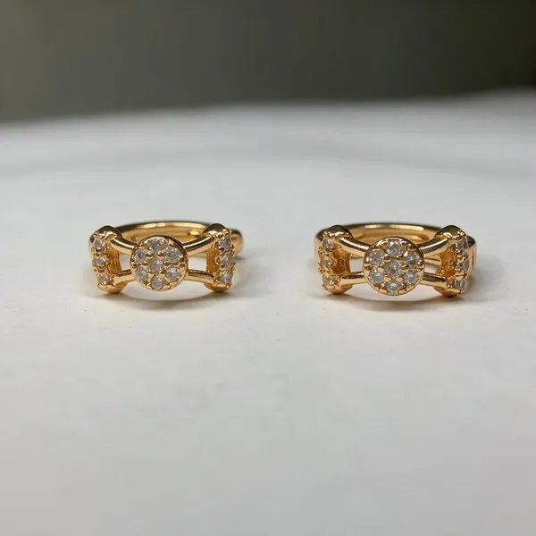 Gold-Tone_Crystal_Accent_Huggie_Earrings_for_Women