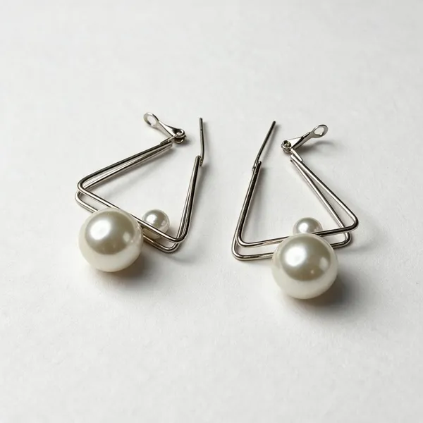 White_Pearl_Geometric_Drop_Earrings_for_Women