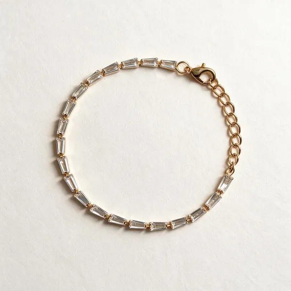 Silver_Tone_Rectangular_Link_Bracelet