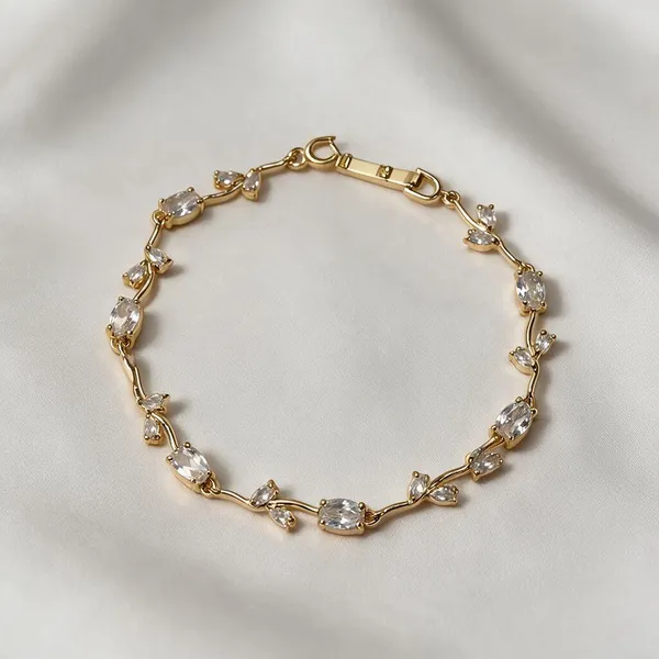 Gold_Tone_Floral_Stone_Bracelet_for_Women