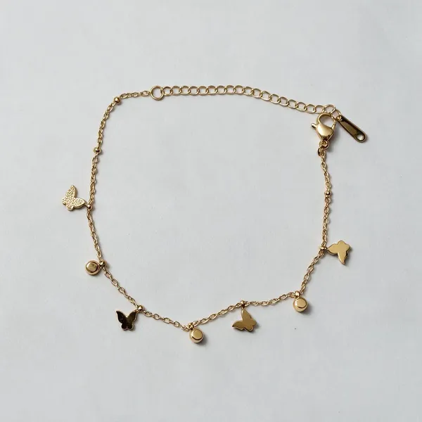 Gold-Coloured_Butterfly_Charm_Anklet_for_Women