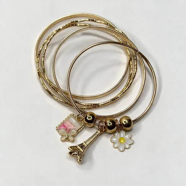 Gold-Tone_Charm_Bangles_for_Women