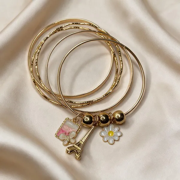 Gold-Tone_Charm_Bangles_for_Women