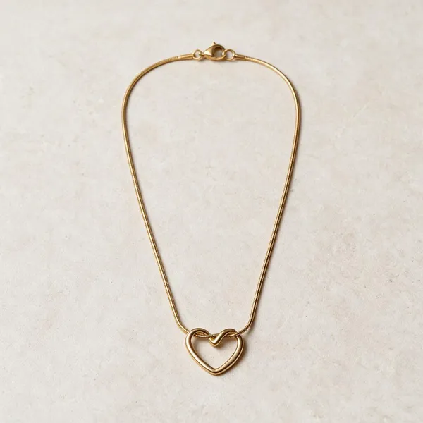 Gold_Tone_Heart_Pendant_Chain_Necklace_for_Women