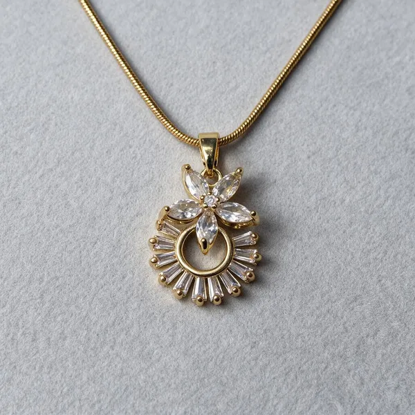 Gold-Tone_Floral_Pendant_Necklace_for_Women