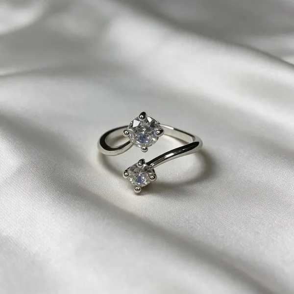 Silver_Tone_Crystal_Open_Ring_for_Women