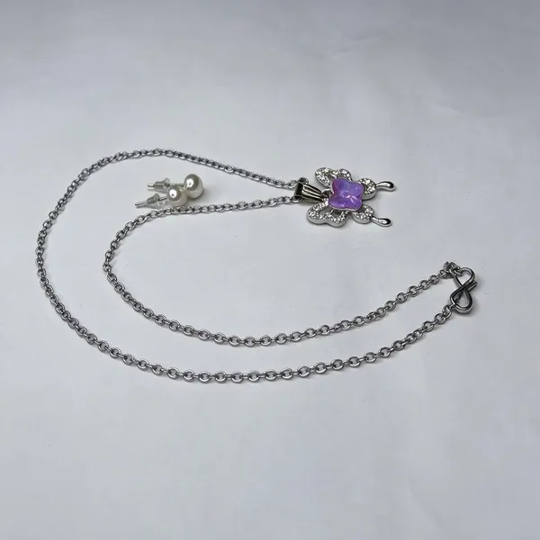 Silver_Tone_Purple_Stone_Pendant_Necklace_Set_for_Women