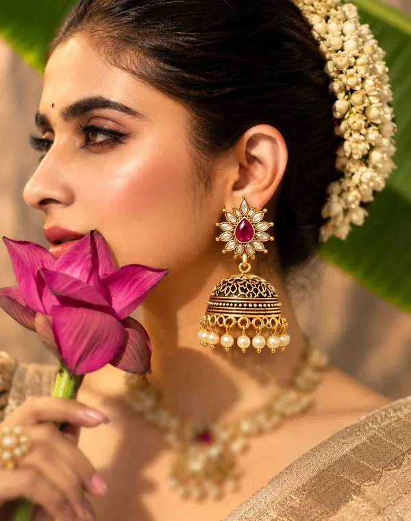 Royal_Ruby_Red_Stone_Pearl_Drop_Jhumka_Earrings