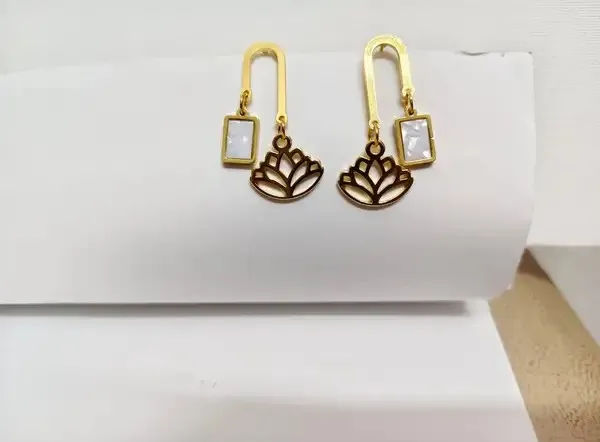 Gold_Metal_Alloy_Lotus_Openwork_Pendant_Drop_Earrings_For_Women