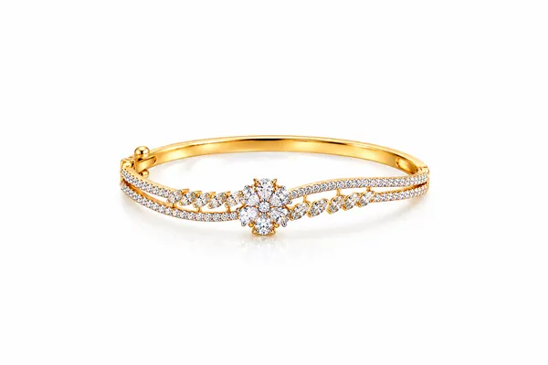 Floral_Gold-Plated_Bracelet_for_Women