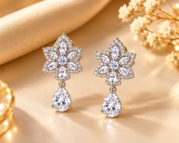 Floral_Diamond_Look_Drop_Earrings_for_Women