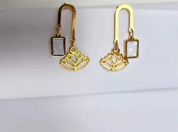 Gold_Metal_Alloy_Lotus_Charm_Dangle_Drop_Earrings_For_Women