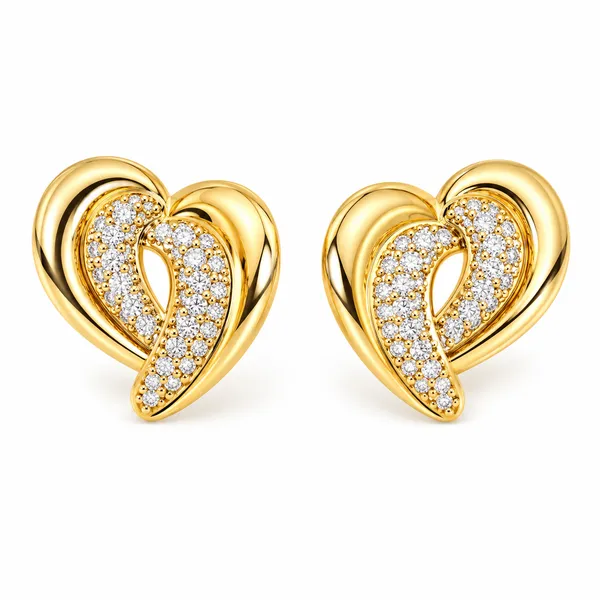 Gold_Metal_Alloy_Intertwined_Heart_Sparkling_Stone_Drop_Earrings_For_Women