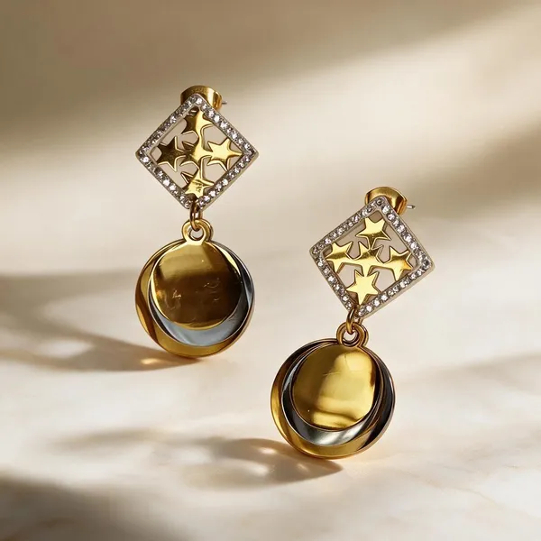 Gold_Metal_Alloy_Geometric_Diamond_Star_Motif_Drop_Earrings_For_Women